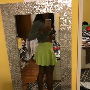 Lime  green skirt